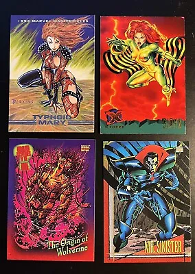 4 Vintage Marvel Skybox Super Heroes Trading Cards #34 68 118 13 Ship FREE • $1.75