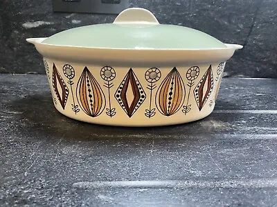 Vintage Egersund Lidded Casserole Dish 1960s Norway • £22