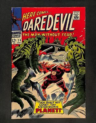 Daredevil #28 1st Appearance Queega! Marvel 1967 • $1.25