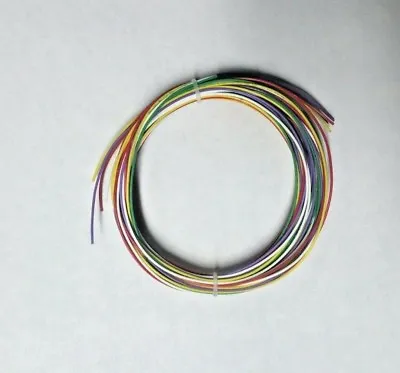  24 AWG Mil-Spec Wire (PTFE) Stranded Silver Plated Assortment 50 Ft • $12.11