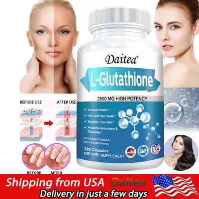 L-Glutathione Capsule Natural Antioxidant Anti-Aging Skin Whitening Pills • $9.21