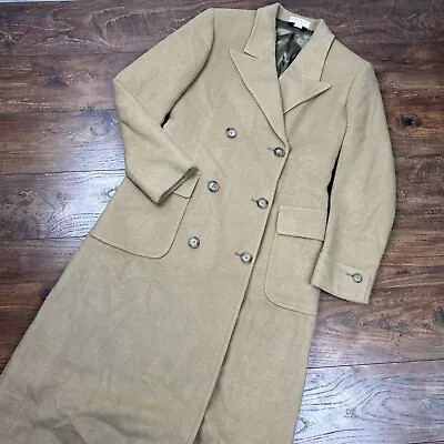 Vintage Brooks Brothers Women's 100% Pure Camel Hair Polo Coat Overcoat Sz 4P • $212.50