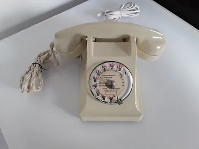 £69.99 • Buy Vintage Ericsson Ptt Rotary Dial Bakelite Telephone Iterior Design Film Props
