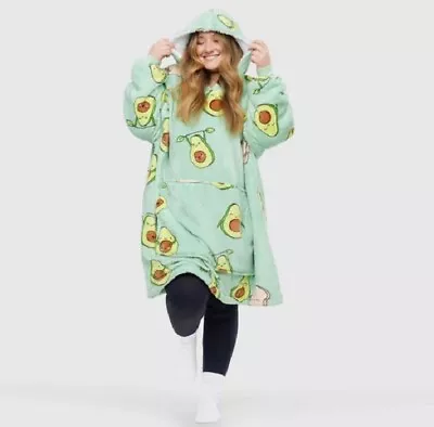 The Oodie Avocado Wearable Hooded Blanket • $39