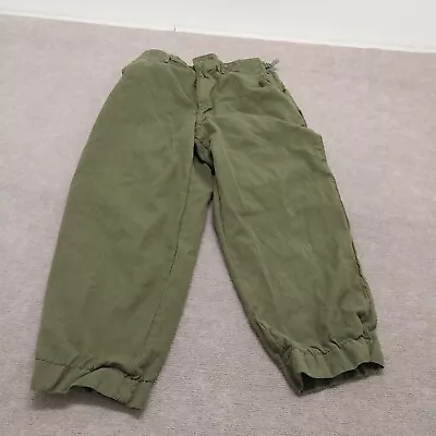 VTG Vintage Mens Medium Long Green Outdoor Military Army Trouser Pants • $28.88