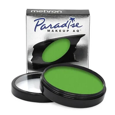 Mehron Paradise LIGHT GREEN 1.4 Oz Full Size -Face Paint Water Activated Costume • $12.75