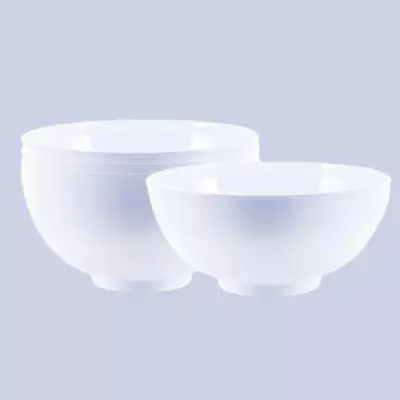 6PCE Melamine Bowls Lightweight Strong Salad Soup 17.5 X 8cm Value Set • $18.39