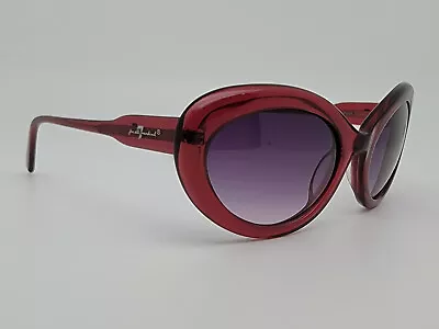 7 For All Mankind 7903 Pink Frame Purple Grey Gradient Cat Eye Sunglasses 55mm • $45.99