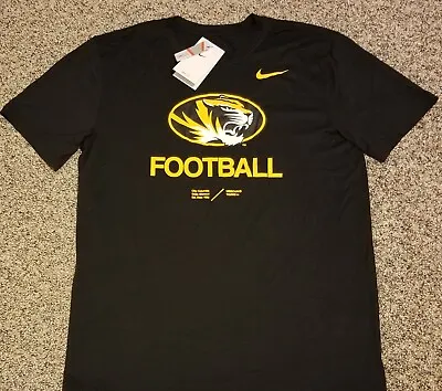 Missouri Tigers Adult Large Nike Dri-Fit Football T-shirt! New With $35 Tags! • $16.99
