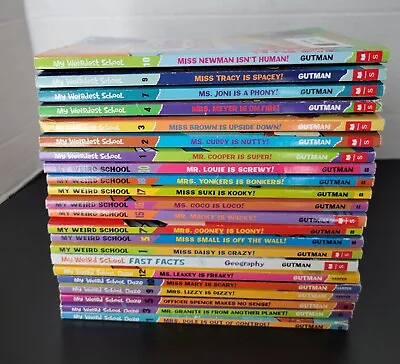 My Weird School Daze Childrens Book Lot Of 22 Dan Gutman Jim Paillot Classroom • $57.99