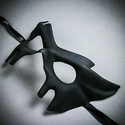 Black Devil Eye Mask For Masquerade Ball Costume Party | Wedding Eye Mask Black • $16.99