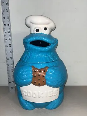 Vintage 1986 Chef Cookie Monster Cookie Jar Muppet's INC Cookies Rare • $135