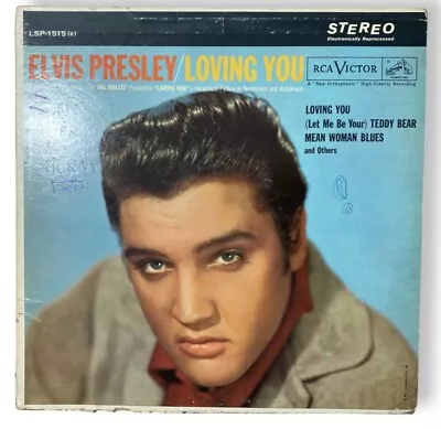 ELVIS PRESLEY - LOVING YOU - 1977 RCA RECORDS - LSP-1515(e) Untested • $15