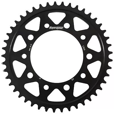 Supersprox Edge Steel Sprocket Black 45T-RFA-1304-45-BLK For Yamaha YZF-R1 15-18 • $41.97