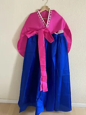 Women’s Korean Traditional Dress Hanbok Pink Blue • $79.99