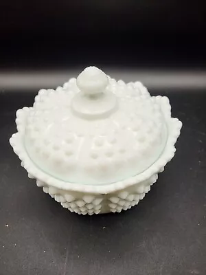 Vintage Fenton Hob Nail Covered Candy Dish • $22