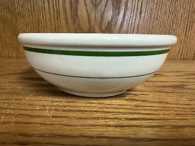 Buffalo China Vitrified Green Stripe Restaurant Ware Soup Cereal Chili Bowl • $14.99