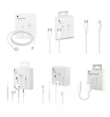 Genuine Apple IPhone IPad Lightning Charger Cable Accessories Earphones Earpods • $14.79