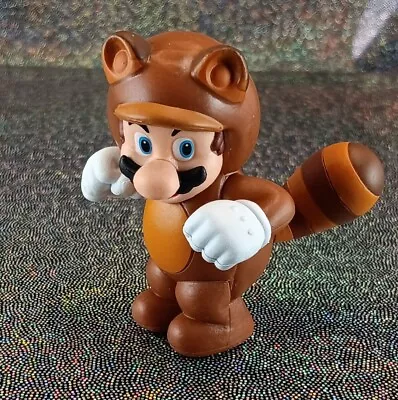 Jakks Pacific TANOOKI MARIO 2.5  Loose Figure Super Mario Bros Nintendo • $3.95