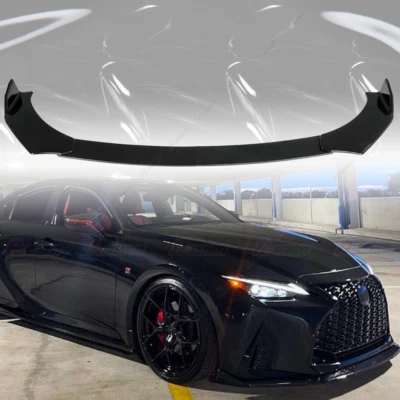 $53.99 • Buy Gloss Black Front Lip Splitter Spoiler For Lexus ES350 IS350 RC350 F Sport CT200