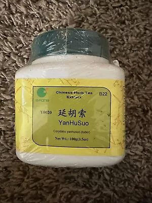$18.95 • Buy Yan Hu Suo - Corydalis Yanhusuo, Concentrated Granules, 100 Grams, By E-Fong