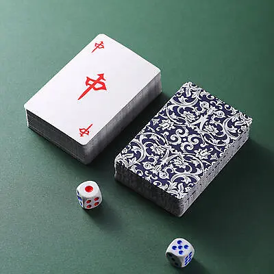 Playing Cards Mahjong 144 Cards With Storage Bag Family Travel Board Game • $16.73