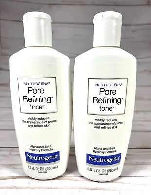 $32.99 • Buy Neutrogena Pore Refining Toner 8.5oz (2 Bottles) Alpha & Beta Hydroxy Formula