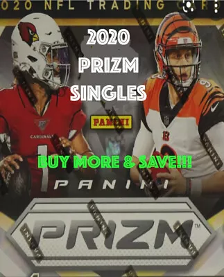 2020 Panini Prizm Football - Base & Rookies - You Pick! Complete Your Sets! • $1.10