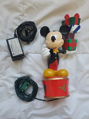 Vintage Mr. Christmas Mickey Mouse Animated Tree Topper Disney Tested  • $28