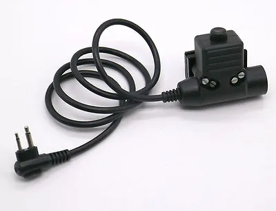 Airsoft Wargame U94 PTT Military Adapter PTT Z113 For Motorola Radio GP68 CP150 • $12.39