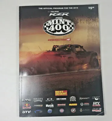 2015 MINT 400 Desert Race Las Vegas Official Program  • $24.95