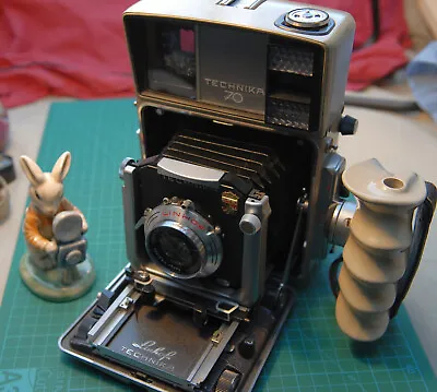 Linhof Technika 70 Press/ Technical Medium Format Camera Xenar 105mm Grip. • £550