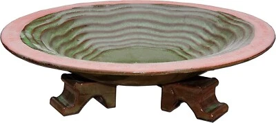 £44.99 • Buy Wildlife World Echoes Ceramic Bird Bath And Drinker Bowl For Outdoor Gardens