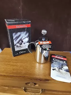 Frabosk Cappuccino Creamer - Italy - Milk Frother Stainless Steel • $17.95