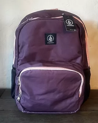 Volcom Sunstone Backpack Burgundy/Pink Y2K Skater Preppy **see Description • $25