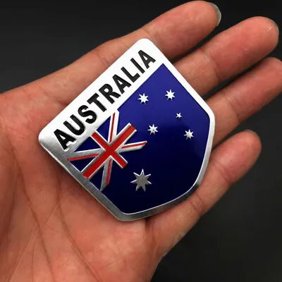 3D Australia Shield Flag Logo Sticker Emblem Metal Badge Decal Car Accessories • $2.95