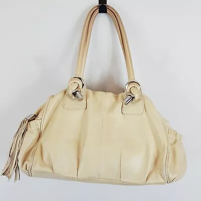 [ OROTON ] Womens Royal Tote Genuine Leather Handbag W/ Tassels • $75