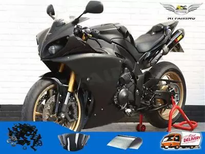 Injection Fit For 2009-2011 Yamaha YZF R1  Molding Black ABS Fairing Body J027 • $349.99