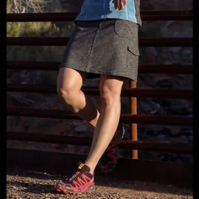 $19.99 • Buy Kuhl Mova Cargo Skort Skirt Women Size XL Stretch Athleisure Hiking CharcoalGray