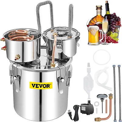 VEVOR 13.2Gal/50L Water Alcohol Distiller Moonshine Still Wine Brewing Kit Home • $123.99