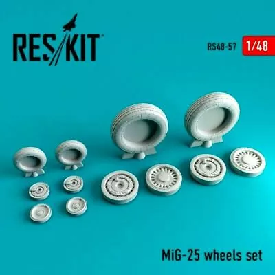 1/48 ResKit RS48-0057 MiG-25 Wheels Set • $20