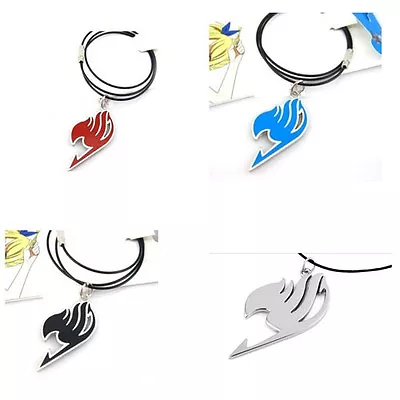 Anime Fairy Tail Cosplay Alloy Stainless Necklace Charm Pendant Cosplay Gift • £3.98