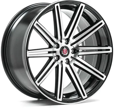 Alloy Wheels 18  Axe EX15 Black Polished Face For Mitsubishi Eclipse [Mk2] 95-99 • $1120.93