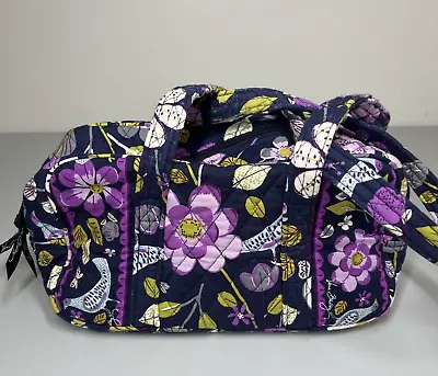 Retired Vera Bradley FLORAL NIGHTINGALE Bird Little Betsy Shoulder Bag Top Zip • $19.99