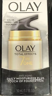 Olay Total Effects 7 In One Anti-Aging Moisturizer Touch Of Foundation (K6) • $32.55