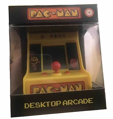 Pac-Man Desktop Mini Arcade Machine Retro 80s Pacman Game With Joystick Control • £24.95