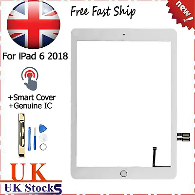 For IPad Air 1 2 Mini 1 2 3 4 Touch Screen Replacement Digitizer IC Black/White • £12.99