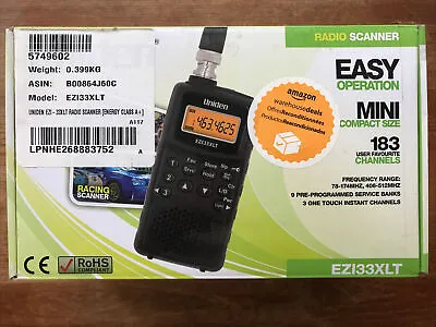 Uniden Radio Scanner EZI33XLT Easy Operation Opened But Never Used • £99.99