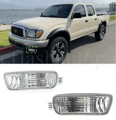 Signal Lights For 2001 2002 2003 2004 Toyota Tacoma Driver+Passenger Side Bumper • $18.76