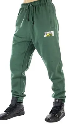 Nike Jordan Flight Mens Size Large Green Standard Fit Jogger Pants • $39.99